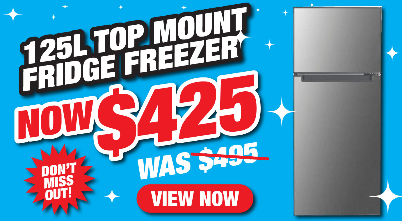 125L Top Mount Fridge Freezer